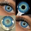 Контактные линзы натурального цвета для глаз 1 пара Красочные красивые зрачки Синие цветные линзы Карие глаза Контактные линзы