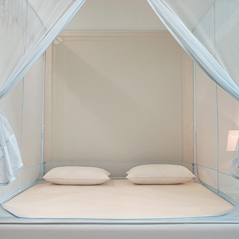 Lace Trim Mosquito Repellent Princess Bedside Canopy