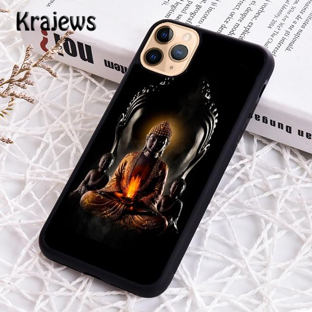 Krajews Gautama Buddha Soft Phone Case Cover For iPhone 17 Air 16 15 14 plus 11 12 13 pro max coque Shell Fundas