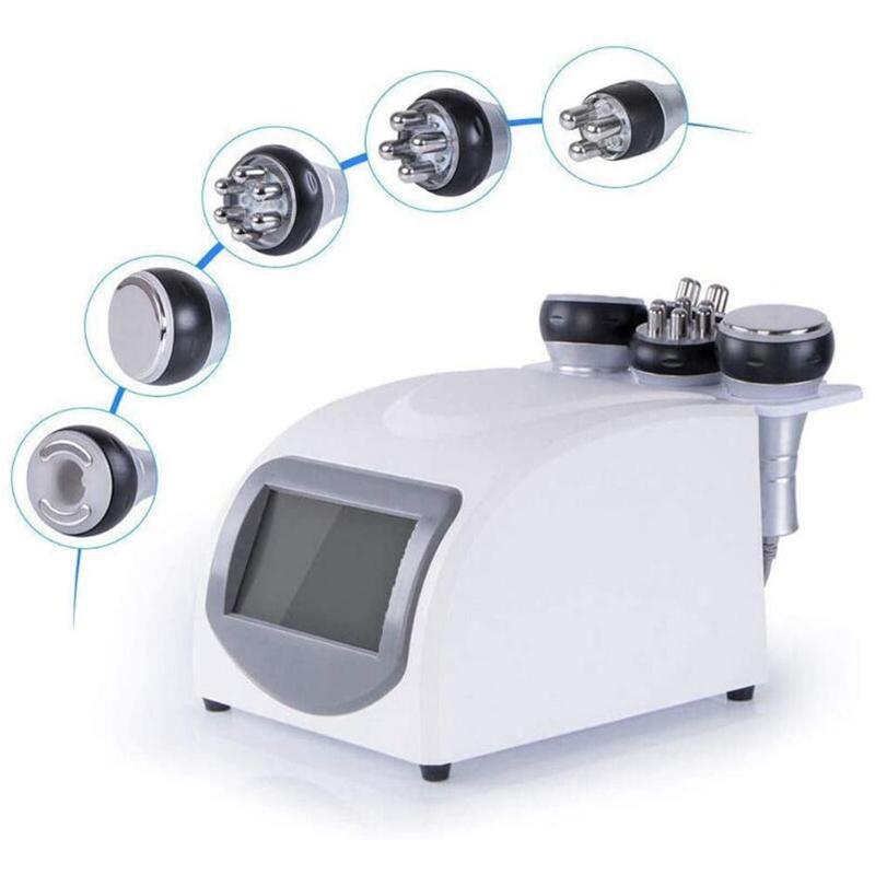 5 In 1 Vacuum Ultrasonic Cavitation Radio Frequency Multipolar RF Body Slimming Machine Skin Lifting Tighten Anti-Wrinkle Device