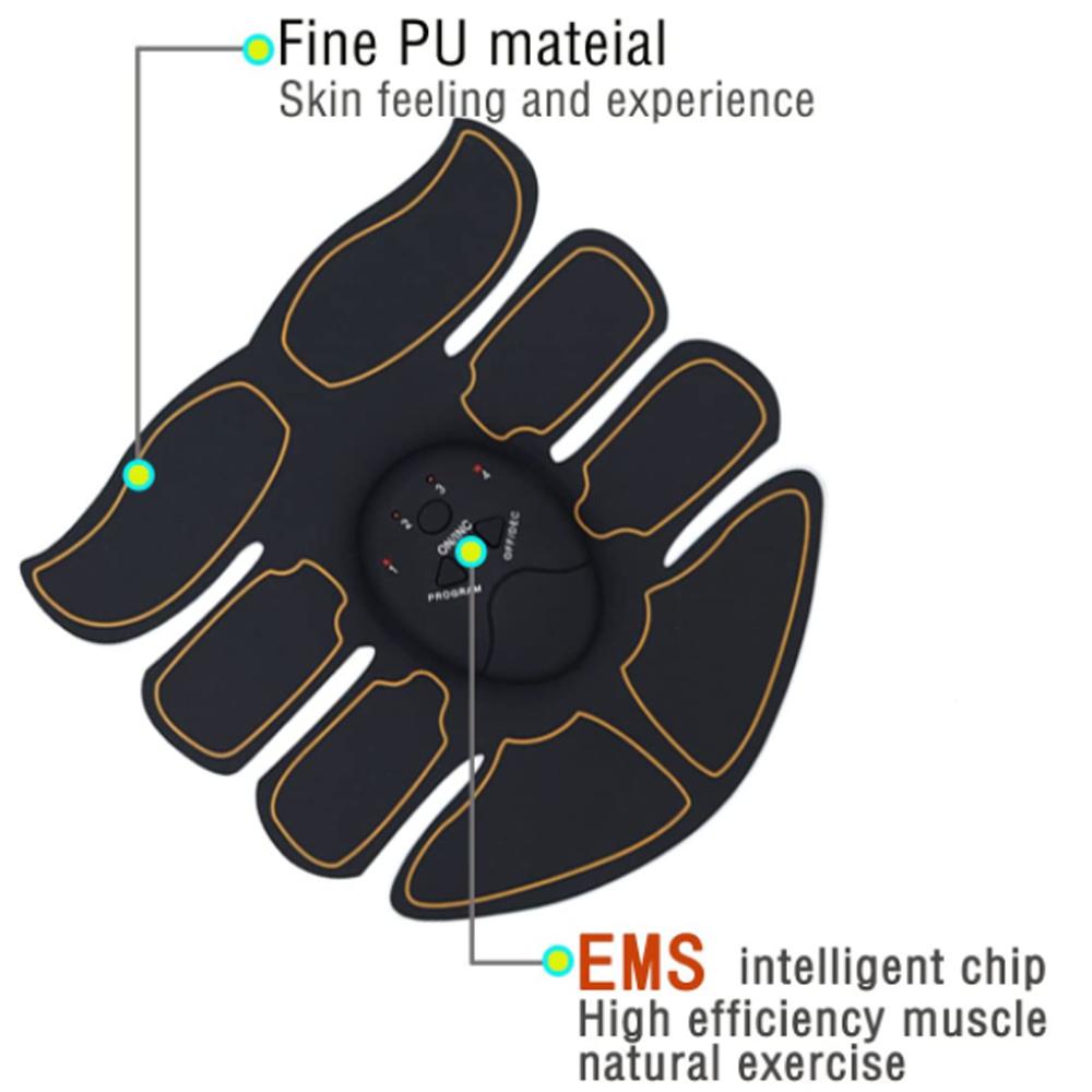 Смарт-EMS наклейка для тренировки мышц живота, массажер для мышц рук, тренажер для похудения, бодибилдинг, фитнес