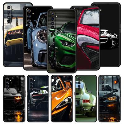 Чехол для телефона Super Car Sport для Realme 12 11 10 9 8 5G 7 6 GT5 GT3 GT2 Pro Plus C21 C11 C25 C35 GT Neo 2 3 3T 5 Мягкий чехол