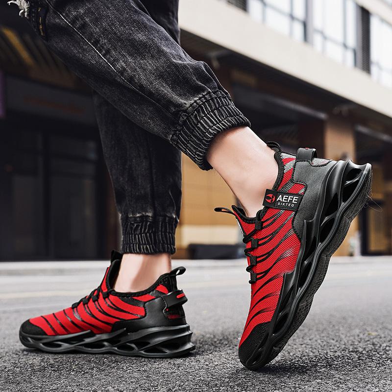 Летняя обувь большого размера, дышащая мужская обувь, летающая сетчатая обувь для бега, кроссовки