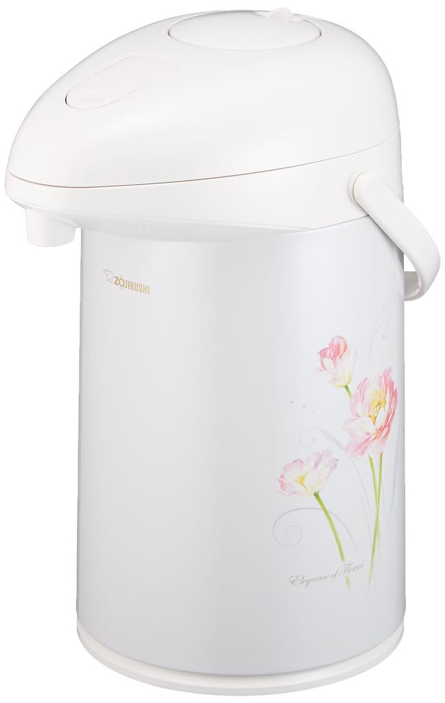 Zojirushi Thermos (ZOJIRUSHI) 3.0L Tabletop Insulated Glass Thermos, White, AB-RB30-FC