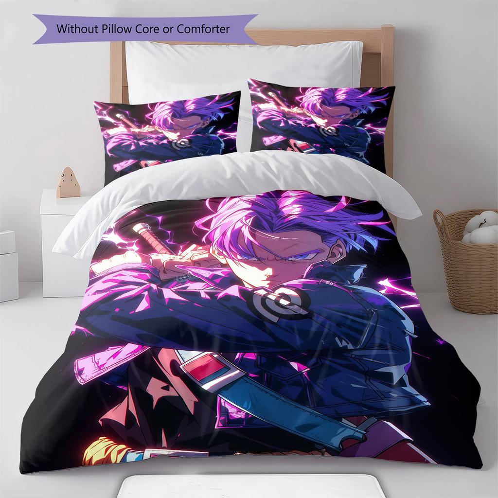 Trunks Pattern Bedding,Quilt Set Quilt Cover Pillowcase Home Birthday Gift (1 * duvet cover + 2 * pillowcase, without core)