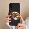 Крутой чехол для телефона с изображением орла для Samsung S25,24,21,22,23,S30,Ultra,S20,Plus,Fe,Lite,Note,S10,S9, Черный мягкий корпус