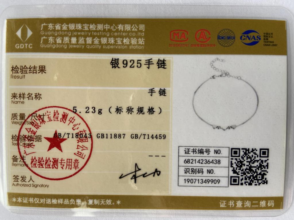 Браслет Love Heart из стерлингового серебра 925 пробы для женщин, модные ювелирные изделия