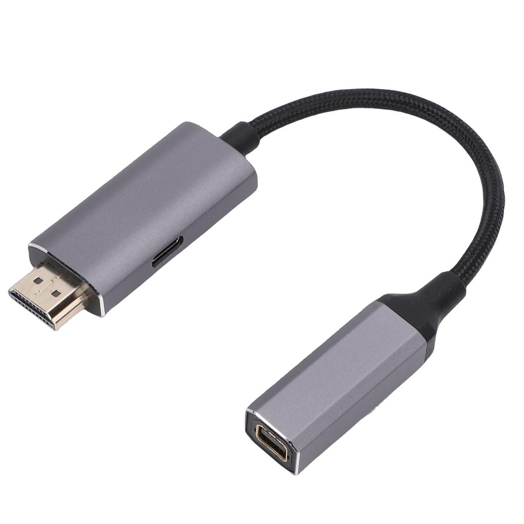 Кабель HD на Mini DisplayPort из алюминиевого сплава 1080P 60 Гц Однонаправленный HD Male на Mini DisplayPort Female Шнур с USB