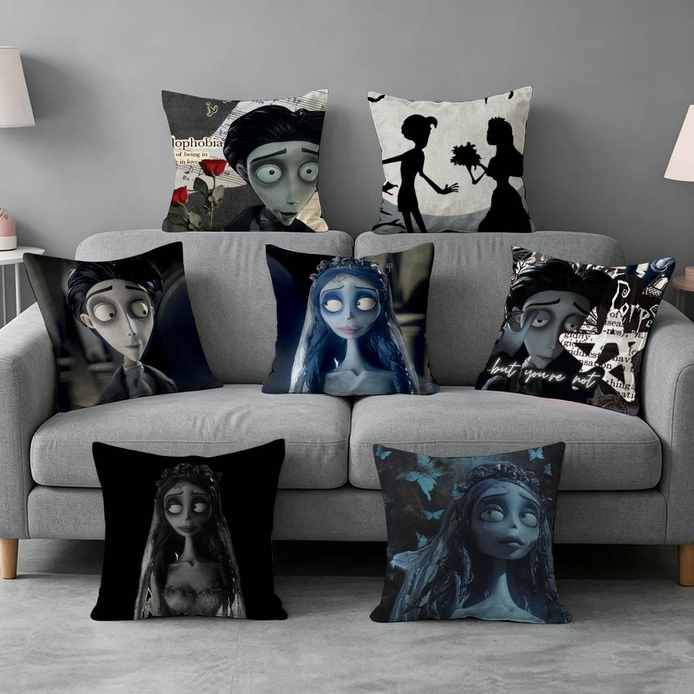Corpse BBridee Victorr Pillow cover Soft Microfiber Pillowcase Home Sofa Decor Surprise Decorative printed