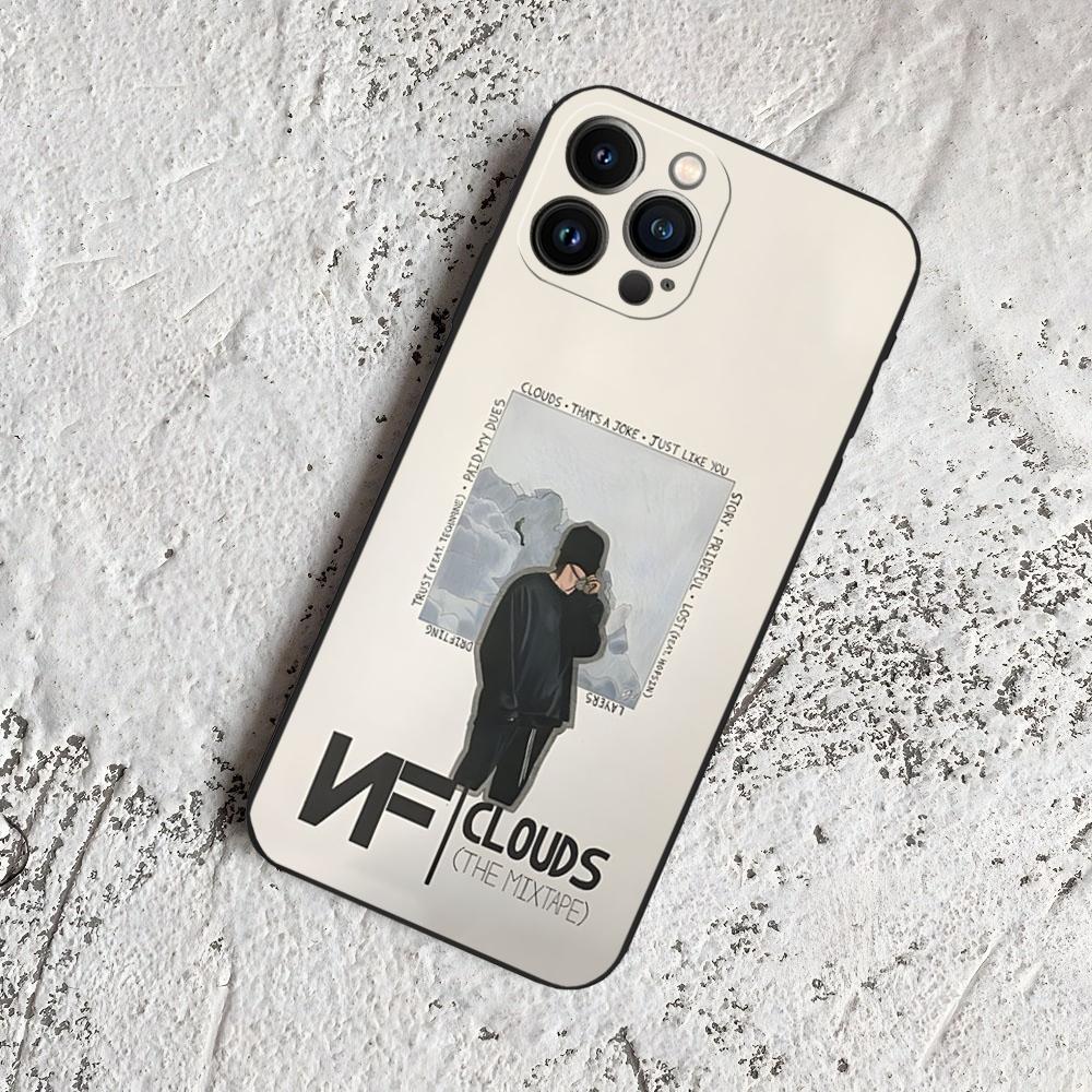Чехол для телефона рэпера NF для iPhone 16 15 14 13 12 11 Pro Max Xr X Xs Mini 8 Plus SE 2022 Черный Мягкий Силиконовый Чехол