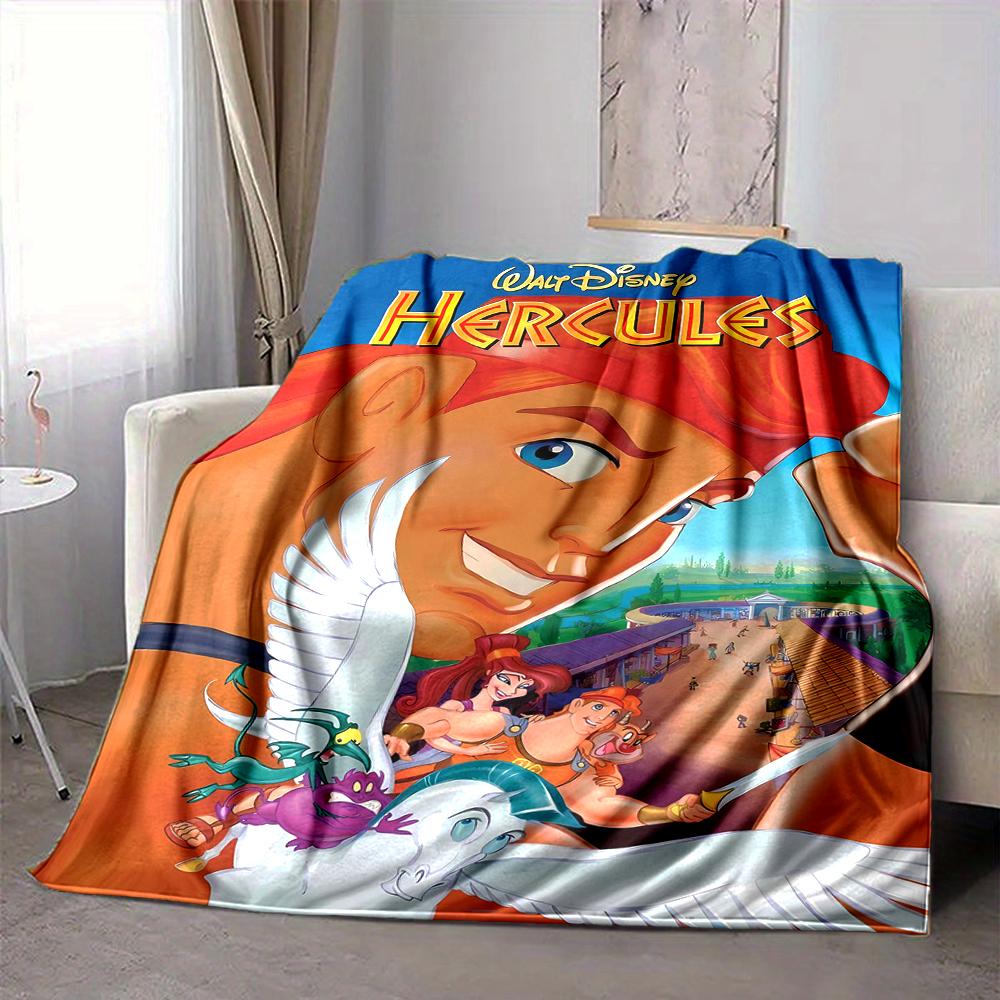 1Pc Hercules Strength Courage Blanket Soft And Comfortable Casual Warm Camping Travel Christmas Halloween Xmas Gift M924307