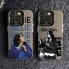Певица B-Billies Art E-Eilishs Горячий Чехол Для Телефона Для IPhone 17 16e 16 15 14 13 12 11 Mini Pro Max X XR 8 Air Plus Матовая Задняя Крышка
