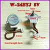 W-24BYJ DC 5V шаговый двигатель Длина вала 9 мм Для кондиционера Запчасти