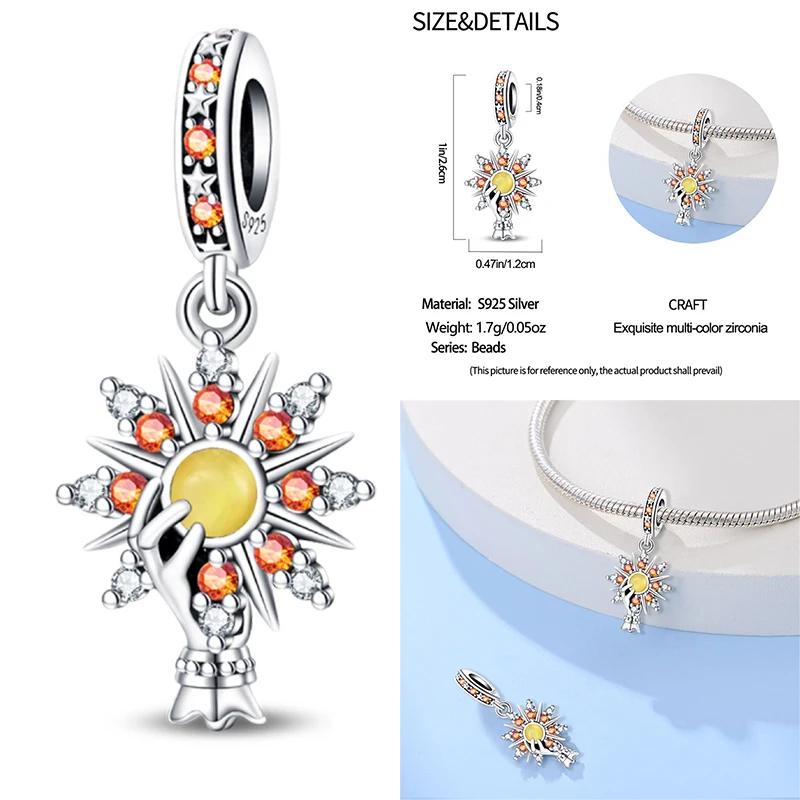 100% Медь Изысканные Карты Таро Браслет Подвески Кроваво-Красный Огненный Змей Роза Шармы Бусины Сделай Сам Украшения Для Женщин