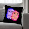 TTv Girl Who Really Cares Anime Celebrity Merchandise AllMatch Printed Pillow Case Sofa Car Office Room Decoration Protector