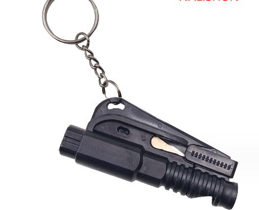 Car Safety Hammer Auto Emergency Glass Window Breaker Seat Belt Cutter Life-Saving Car Emergency Escape Hammer Survival Whistle