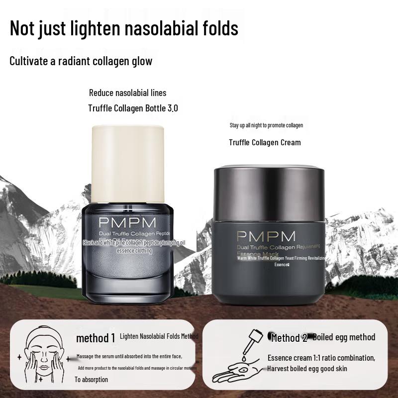 PMPM Black & White Truffle Collagen Bubble Oil Refill