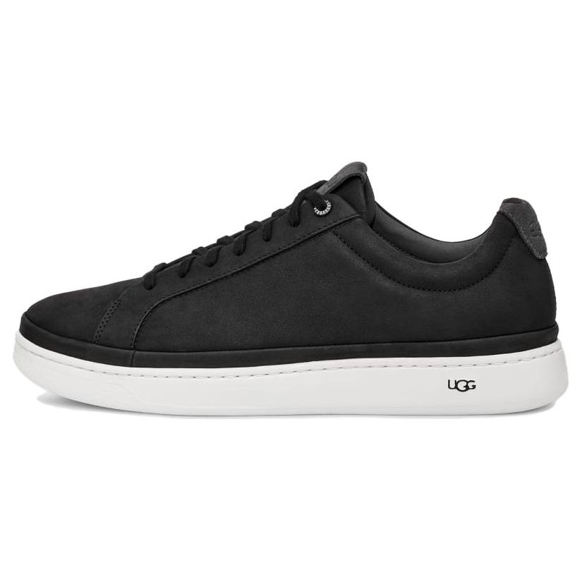 UGG Cali Sneaker Low Leather Comfortable Versatile Fashion Breathable Low-Top Skate Shoes Men Sneakers Black 1132715-BLK