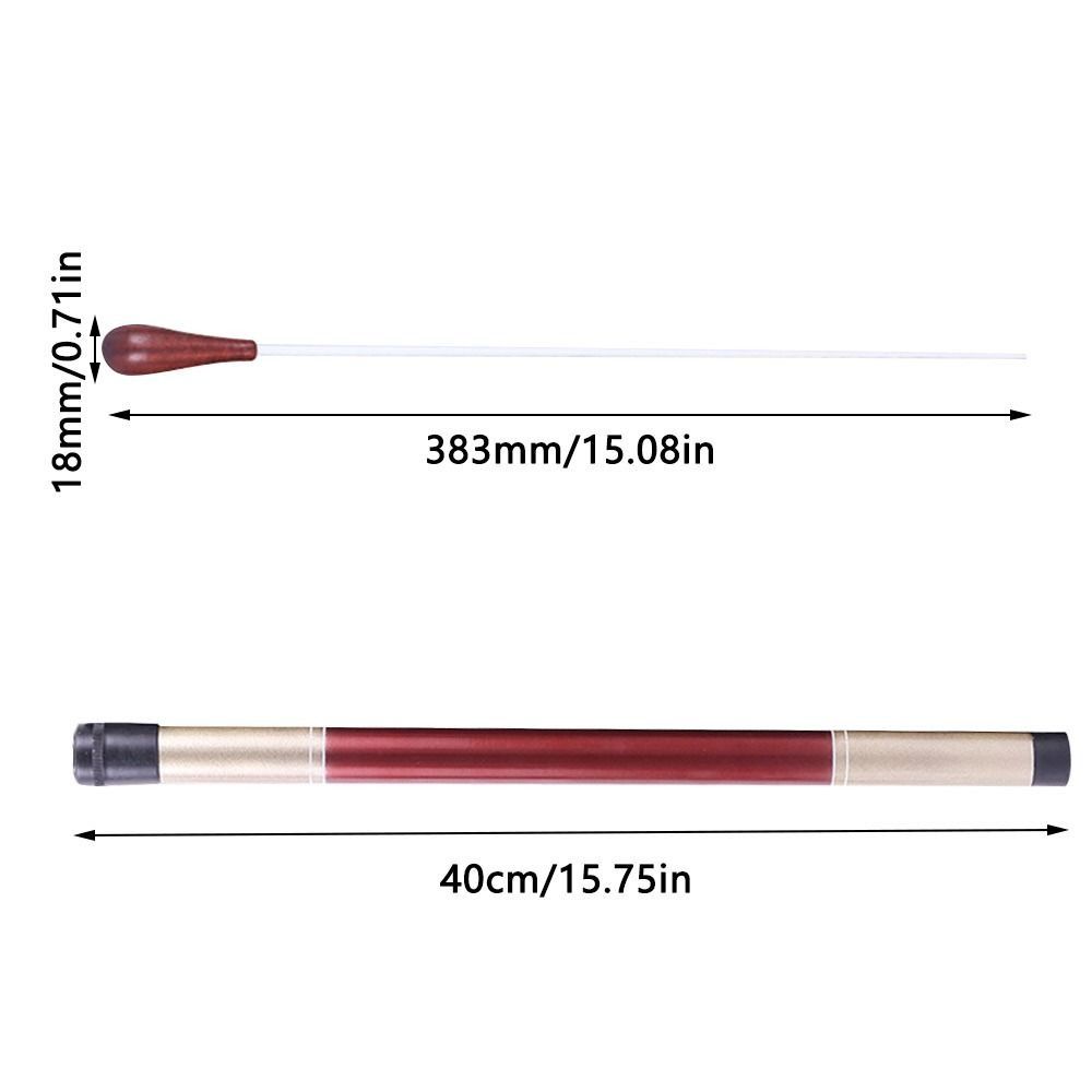 Палисандровая палочка для дирижера Трубка из волокна Музыкальная дирижерская палочка Дирижеры оркестровых оркестров