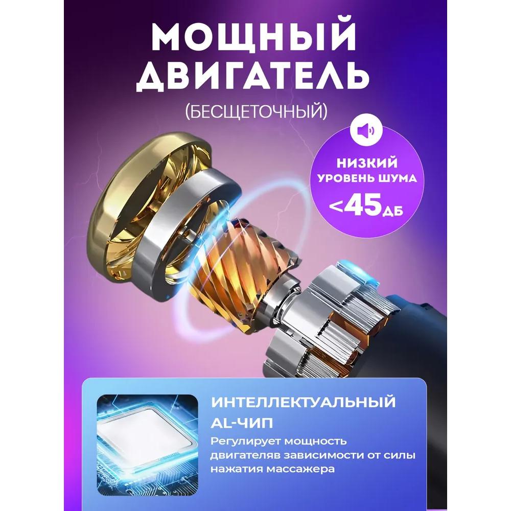 Перкуссионный массажер для тела, массажный пистолет