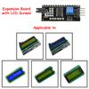 Плата расширения PCF8574 с интерфейсом I2C для LCD1602/2004 Черная печатная плата с регулируемой контрастностью и подсветкой