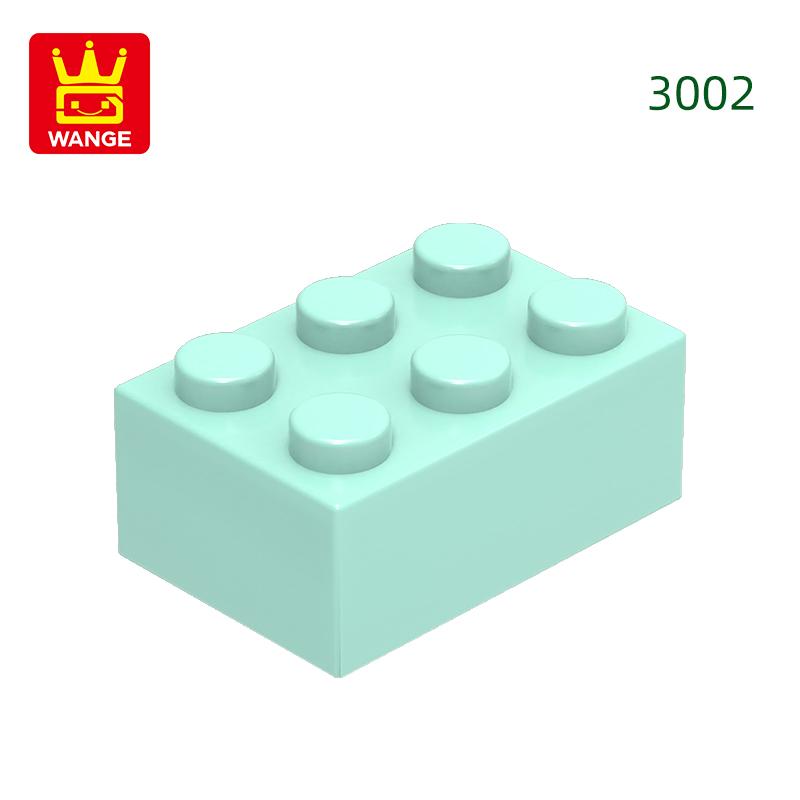 Нетоксичный 55 шт./лот 3002 2x3 Толстые Строительные Блоки Moc Аксессуары Совместимые С Кирпичами Детские Игрушки Подарочная Коробка