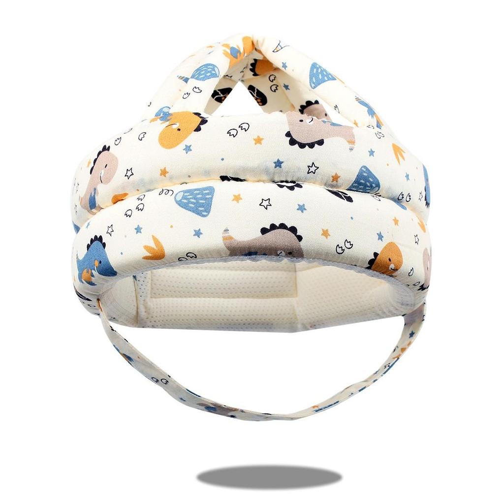 Защитная шапка для головы малыша. Подходит для детей от 10 до 36 м. Учитесь ходить, чтобы не ударяться. Чистый хлопок. Удобен. Дышащий. Легкий.