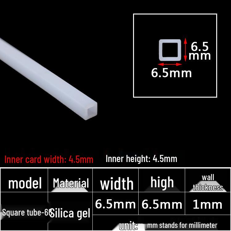 High-Temperature Resistant Silicone Square Tubing: Durable, Customizable, Aging-Resistant Rubber Sheath and Hollow Sealing Strip.