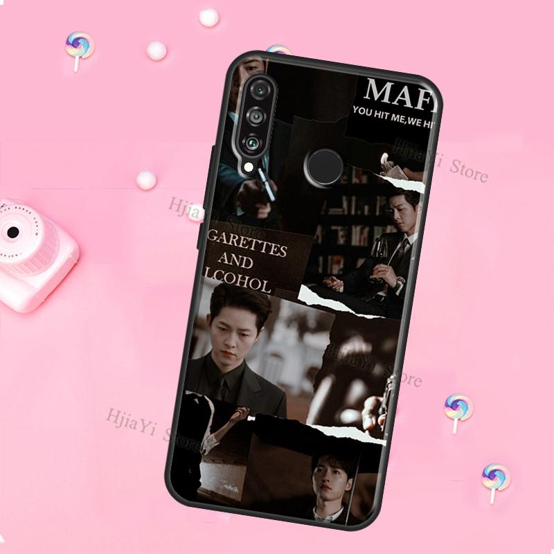 Корейский сериал Винченцо Сон Джун Ки Для Huawei Honor Magic 5 Lite X8 X9 X8a 50 70 P20 P30 P40 P50 P60 Pro P Smart 2019 Чехол