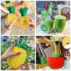 Strawberry Pineapple Straw Cup Cartoon Fruit Drinkware Creative Water Bottle Summer
