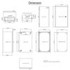 NEMA Steel Enclosure, 20 x 12 x 10'' NEMA 4X Steel Electrical Box, IP66 Waterproof & Dustproof, Outdoor/Indoor Electrical Junction Box, with Mounting