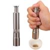 Stainless Steel Salt And Pepper Grinder Pepper Grinder Refillable Thumb Grinder with One-Touch