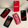 Чехол C-COCA Логотип C-COLA из ТПУ-силикона Для IPhone 11 12 13 14 15 16 17 Pro Max Ударопрочный Прозрачная задняя крышка