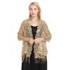 Shiny Sequin Tassel Shawl Wrap Dinner Party Shawl Wedding Bride Shawl Evening Dress Scarf, Size Is 180*50cm