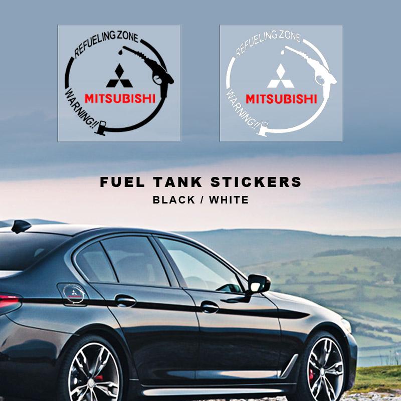 Car Logo Body Sticker Fuel Tank Vinyl Sticker Personalized Decorative for Mitsubishi Pajero Outlander Montero Lancer Triton L200