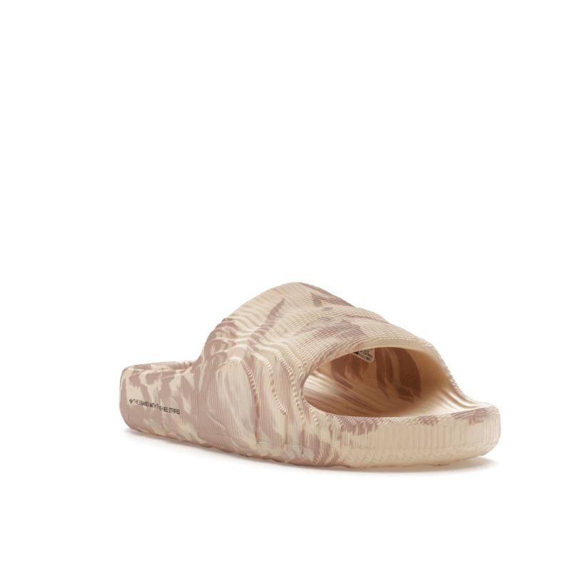 adidas Кроссовки Adilette 22 Slides Sand Strata Wonder Taupe Unisex Cream Core-Black HP6516