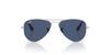 Солнцезащитные очки AVIATOR JUNIOR SILVER DARK BLUE 52 мм 0RJ9506S Ray-Ban (Ray-Ban)