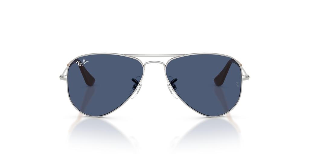 Солнцезащитные очки AVIATOR JUNIOR SILVER DARK BLUE 52 мм 0RJ9506S Ray-Ban (Ray-Ban)