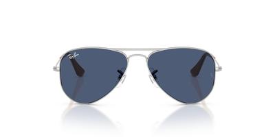 Солнцезащитные очки AVIATOR JUNIOR SILVER DARK BLUE 52 мм 0RJ9506S (Ray-Ban)