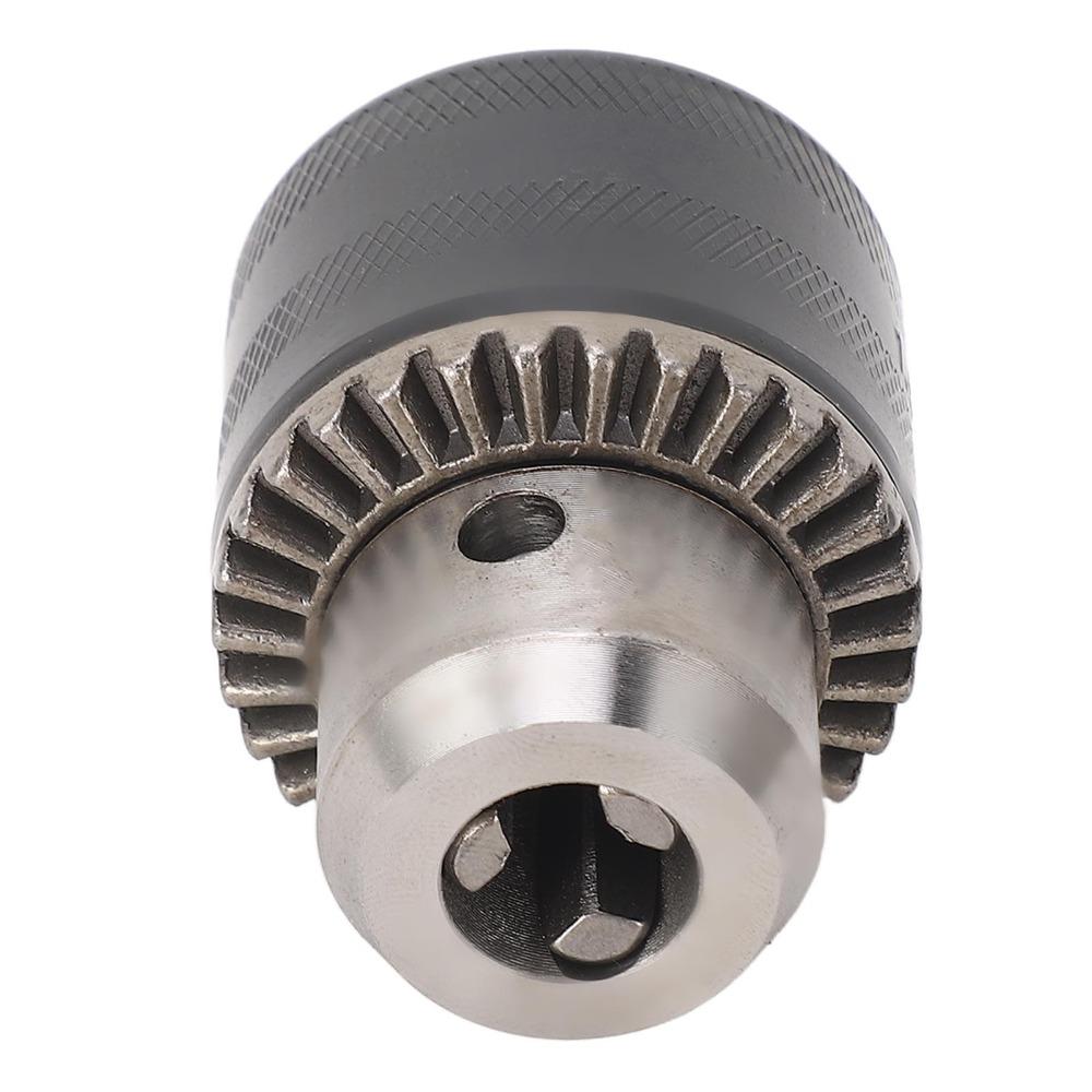 1/2-20UNF Thread Keyed Drill Chuck 1.5-13mm Capacity Three Jaw Drill Chuck Fixing Drilling