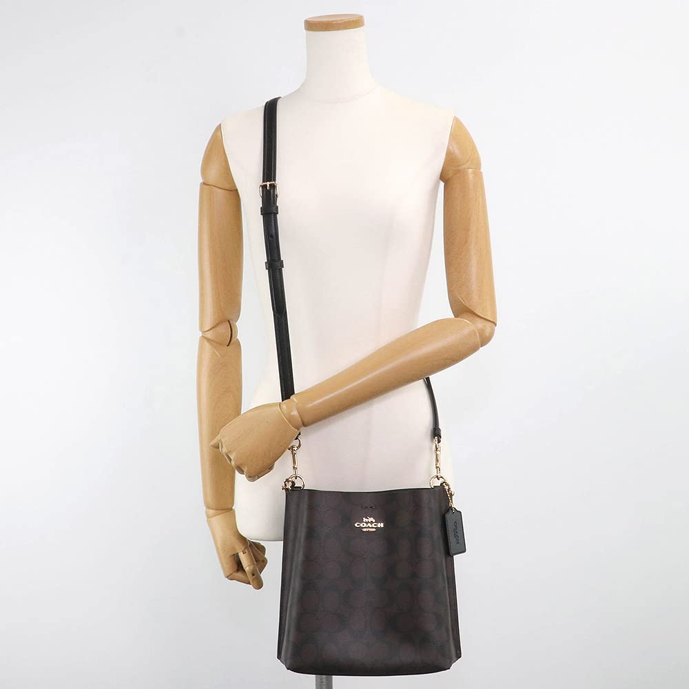 Сумка через плечо CA582 2way Signature Brown [Coach] женская (IMAA8 Черный) [Элемент]