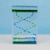 Colorful Dynamic Slime Flow Timer Square Two-color Sandglass Timer Water Drop Timer  Home Decor
