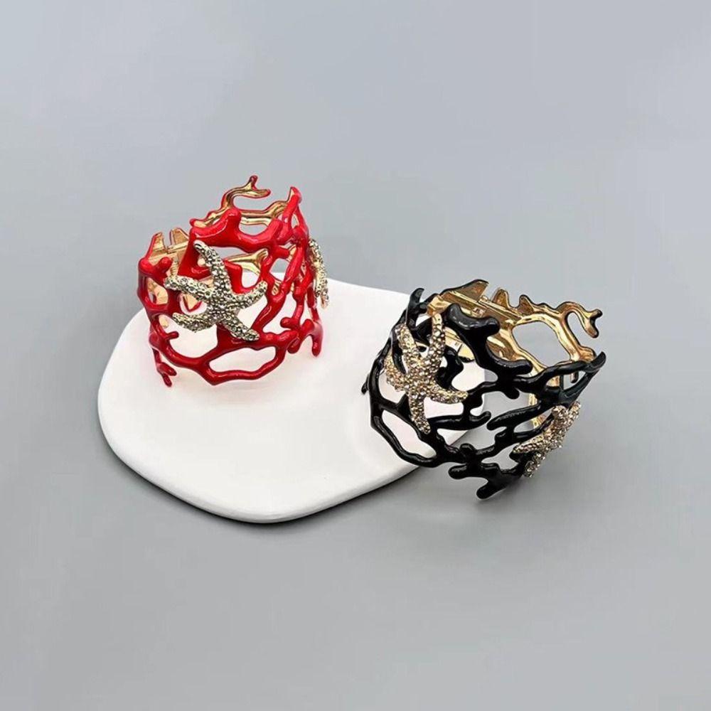 Ocean Style Irregular Coral Hollow Bracelet Hollow Exaggerated Bracelet  Women