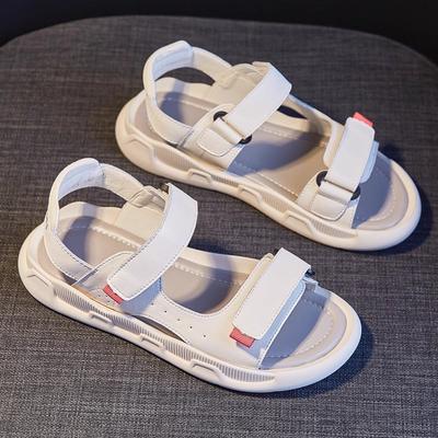 Женские кожаные сандалии 2025 лето новая верхняя одежда мягкая подошва легкие и удобные для беременных мягкая кожа спортивные и повседневные балетки