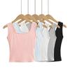 Summer Women Tank Tops White Black Backless Camis Slim Female Clothes