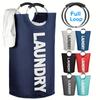 90L Large Laundry Basket, Collapsible Laundry Bag, Freestanding Tall Clothes Hamper, Foldable Washing Bin