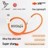 CANDYSIGN USB4 Thunderbolt Compatible 240W Fast Charging Type-C Cable