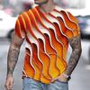 Men's T Shirt Tee Short Sleeve T Shirt 3D Print Crew Neck Shirt Vintage Fashion Designer Outdoor Casual Daily Summer Clothing
