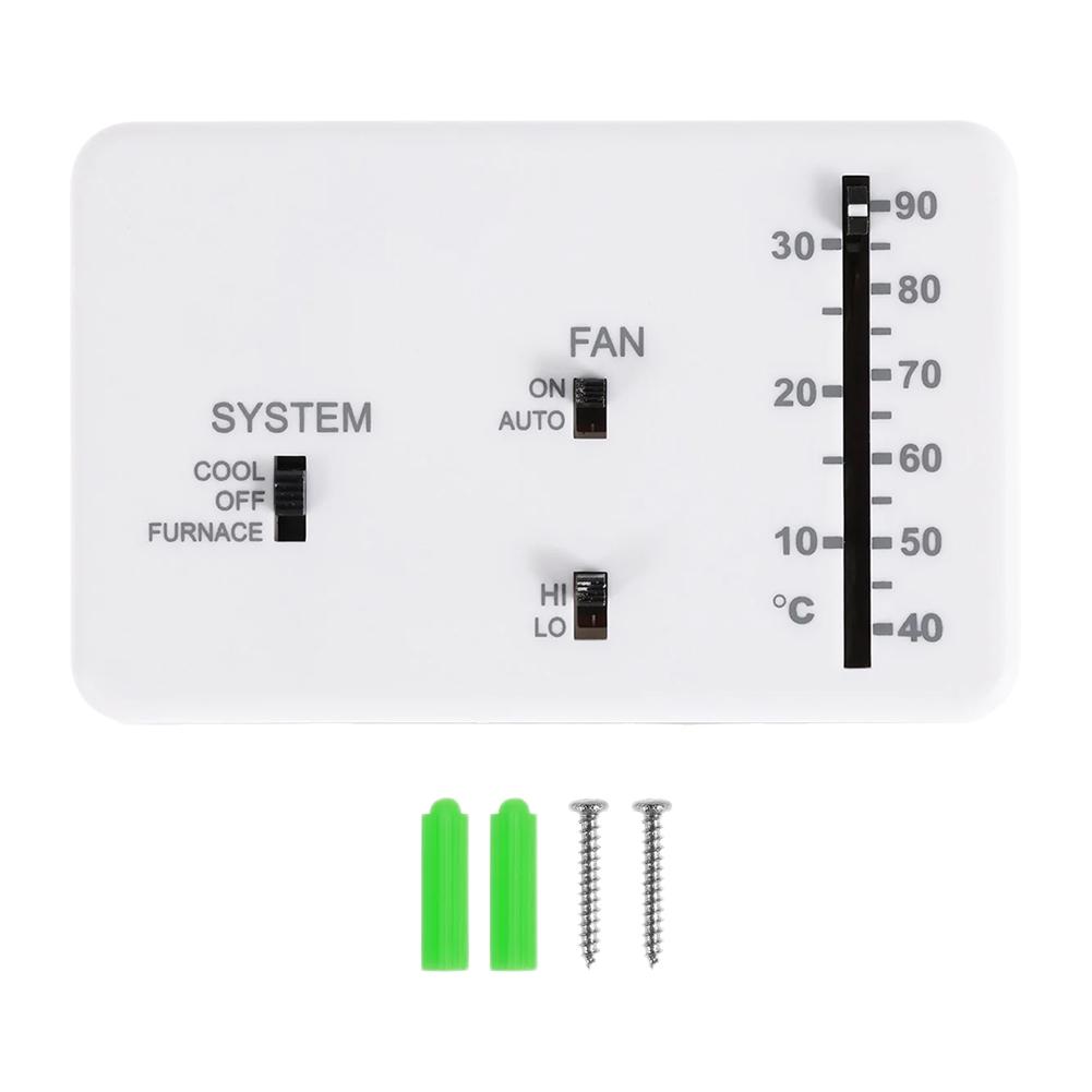 RV Thermostat Plastic RV Analog Thermostat Replacement with and Particles Heat Cool 2 Kit Screw H6Z1