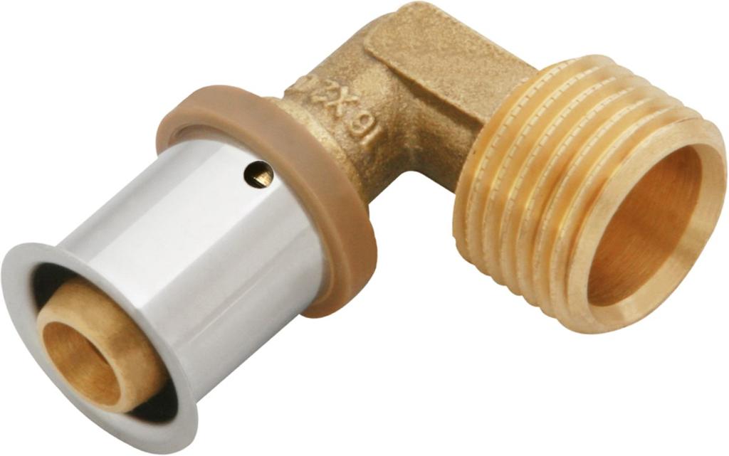 Brass elbow 90° GZ ultraPRESS - 25 R1"